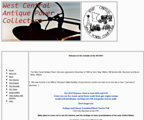 wcapc.org: West Central Antique Power Collectors
The official website of the WCAPC. Come here to find all news and announcements made by the club.