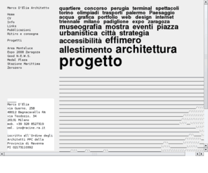 marcodeliaarchitetto.com: Marco D'Elia Architetto
Architettura Territorio Urbanistica Ambiente