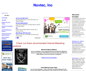 novtec.com: 7 Steps to a Monthly Internet Income
membership income, 7 Steps to a Monthly Internet Income