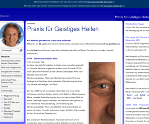 ottschke.de: Praxis für Geistiges Heilen
Seiten der Heilung und Hilfe um im Fluß zu sein.