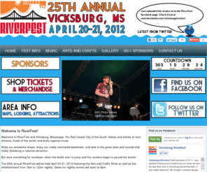 riverfestms.com: Riverfest » April 15th-16th 2011 | Vicksburg, MS
April 15th-16th 2011 | Vicksburg, MS