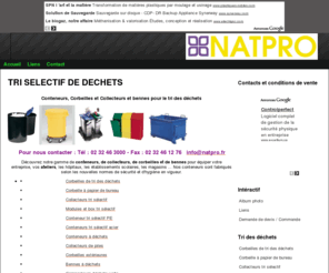 tri-des-dechets.com: Tri sélectif des déchets
Fabrication et vente de matériel pour le tri sélectif des déchets