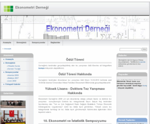 ekonometridernegi.org: Ekonometri Derneği Anasayfası
ekonometri derneğinin ana sayfasıdır.