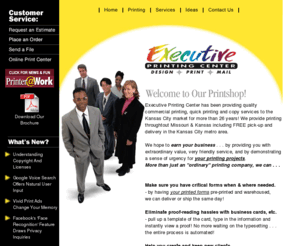 executiveprinting.net: Printing Services | Grandview, Kansas City |
Printing Services| Grandview & Kansas City Printing, graphic design, direct mail and websites at great prices.