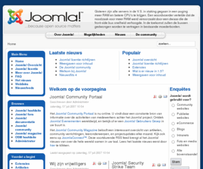 mijnkaart.com: Welkom op de voorpagina
Joomla! - Het dynamische portaal- en Content Management Systeem
