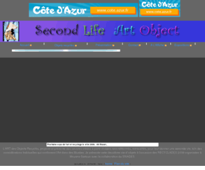 secondlife-artobject.com: Second Life Art Object - objets détournés,revisités,objets recyclés de leur destination originelle
Site de Second life art object, découvrez des artistes qui recyclent les objets à plein tubes... de couleurs