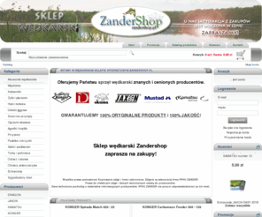 zandershop.pl: Internetowy sklep wędkarski ZanderShop.pl - U nas satysfakcja z zakupów jest wliczona w cenę!
Internetowy sklep wędkarski zandershop.pl - wysokiej jakości sprzęt wędkarski KONGER, DRAGON, JAXON oraz innych producentów w atrakcyjnych cenach ! Zapraszamy !