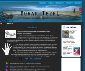 buraktezel.com: buraktezel.com    [MAIN PAGE]
Burak TEZEL adlı kişinin kişisel web sitesi...