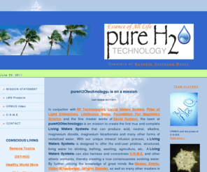 pureh2otechnology.com: pureH2Otechnology - Home Page
living