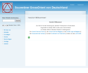 sgovd.org: Souveräner GrossOrient von Deutschland | Liberale Freimaurerei
