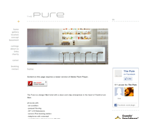 the-pure.de: The Pure Home
The Pure - the first Designhotel in Frankfurt am Main