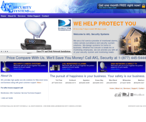 aklsecurity.com: Wisconsin Home & Business Security Cameras & Systems - Direct TV & Dish Network - DirecWay & Wild Blue Satellite Internet | AKL Security Systems
AKL Security Systems provides reliable security cameras & systems for Wisconsin homes and businesses, as well as Direct TV and Dish Network installation.