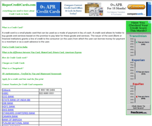 astrobindu.com: Rupee Credit Cards India online
RupeeCreditCards.com is a personal finances portal with all information you need to know about credit cards in India