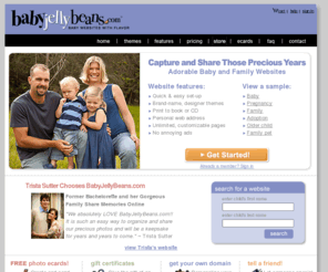 babyjellybeans.net: Fun and easy to make your own baby website
Start a website for your baby. Share the joy and happiness with friends and family around the world. Keep your memories safe with a baby website.