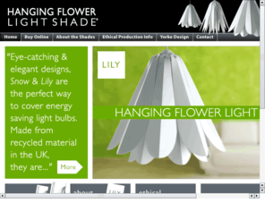 flowershade.com: Hanging Flower Light Shade
test