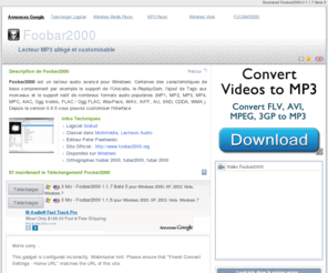 foobar2000.fr: Foobar2000.fr
Téléchargement gratuit de Foobar2000 Lecteur MP3 allégé et customisable, pour Windows
