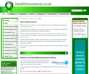 healthinsurance.co.uk: Health Insurance - Private Medical Insurance, Dental Insurance and Critical Illness Cover
Health Insurance UK - Online quotes and information on UK health insurance. Includes private medical insurance and critical illness cover.