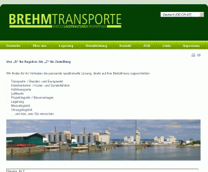 brehm-trans.de: Startseite
Brehm Transporte Lagerhaltung + Umzüge