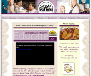 homebaking.org: Home Baking Association: Recipes and Baking Resources for Teachers, Parents and Kids
