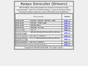 rexpodriver.com: Rexpo Sürücüler (Drivers)
