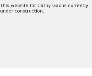 cathygao.com: Cathy Gao
Cathy Gao Victoria, BC