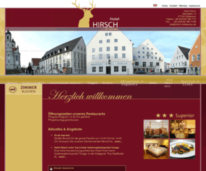 hotel-ottobeuren.com: Hotel Brauerei Hirsch Ottobeuren - Gute Tradition im neuen Format - Hausbrauerei, Hotel, Gastronomie, Café, Tagungen, Feiern
Das Hotel-Restaurant mit Hausbrauerei und feinbürgerlicher Küche für erholsame Nächte, erlebnisreiche Tage und fröhliche Feiern zentral in Ottobeuren im Kneippland im Unterallgäu