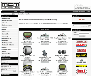 mcmracing.de: MCM Racing Kartshop - TONY KART - KOSMIC KART - VRK Racing Kart Verona - VORTEX - IBEA - DUNLOP - SHELL
TONY KART - KOSMIC KART - VRK Racing Kart Verona - Wildkart - VORTEX - VEGA - DUNLOP - SHELL - IBEA