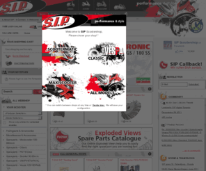 my-sip.com: SIP Scootershop: performance & style für Motorroller, Maxiscooter, Scooter
        und klassische Vespas - Zubehör, Tuning und Ersatzteile
SIP Scootershop is the leading mailorder and online shop for scooter parts. Accessoire, spare parts and tuning for classic Vespa and modern automatic scooters.