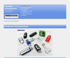 pendrivespersonalizados.com: Pendrives Personalizados
Pendrives Personalizados a los mejores precios del mercado desde 5 unidades. Memorias USB's promocionales personalizados para cualquier ocasión. Pendrives baratos para empresas y particulares