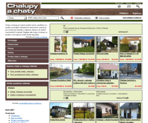 chalupy-a-chaty.eu: Chaty a chalupy
Chalupy a chaty je inzertní realitní server zaměřený na prodej a pronájem rekreačních nemovitostí. Inzerce je pro soukromé vlastníky a zájemce zdarma, při zadání maximálně tří inzerátů. Najdete zde chaty a chalupy na prodej i k pronajmutí z celé České republiky