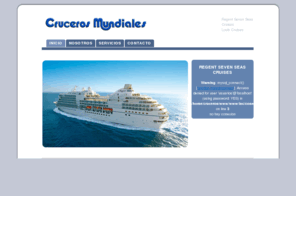 crucerosmundiales.com: Cruceros Mundiales :: Bienvenidos a Cruceros Mundiales
Informacion y venta de cruceros alrededor del mundo