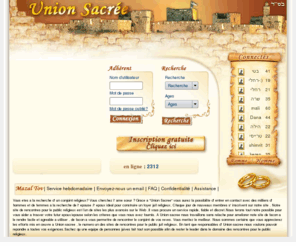 Site de rencontre union sacree
