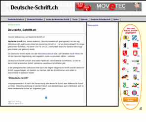 deutsche-schrift.info: Die Deutsche Schrift - Deutsche Schreibschrift und Frakturschrift - Deutsche-Schrift.ch
Hier hat es Infos über die deutsche Schift, die Sütterlinschrift, die Frakturschrift bzw. auch Fratura genannte Schrift und die Texturschrift