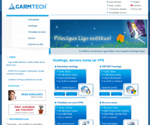 garmtech.com: Hostings, serveru noma un VPS - GARM Technologies
Hostings GARM Technologies, serveru noma un VPS