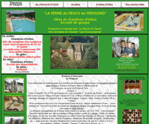 gite-en-perigord.com: en Périgord, location de gîtes et chambres d'hôtes, hébergement de tourisme avec piscine vers Sarlat
En Périgord, accueil en gîtes ruraux, chambres d'hôtes et table d'hôtes, en périgord Dordogne,location à la ferme, hébergement de tourisme avec piscine proche de Sarlat, châteaux, grotte