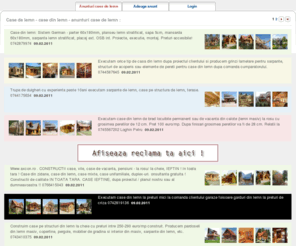 case-de-lemn.org: Case de lemn - case din lemn - anunturi
Case de lemn - case din lemn - anunturi