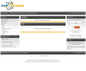 kolosowscy.net: PHP-Fusion Powered Website - News
