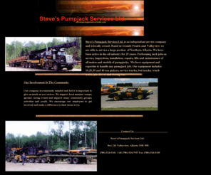 stevespumpjackservicesltd.com: Steve's Pumpjack Services Ltd. Home
Steve's Pumpjack Services Ltd.