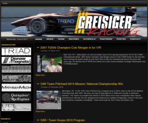 greisigermotorsports.com: Greisiger Motorsports - Home
Greisiger Motorsports, Racing in the F2000 Championship Series