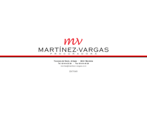 martinez-vargas.com:    M A R T I N E Z-V A R G A S     p r o c u r a d o r a
