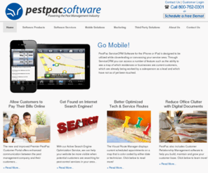 pestpac.net: Pest Control Software | PestPac
PestPac Software is the leader in office management and mobile software solutions for the pest management and lawn care industries.