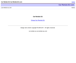 car-rentals-eu.com: Car Rentals EU Car-Rentals-EU.com
Car Rentals EU