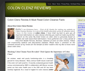 colonclenz.net: Colon Clenz Review Ӏ Colon Cleanse Truth & Lies Exposed!
Is colon clenz important? Is weight loss possible with colon therapy? Benefits of colon cleansing and side effects of Colon Cleansers Exposed!