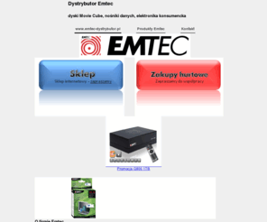 emtec-dystrybutor.pl: Dystrybutor Emtec - dyski Movie Cube, nośniki danych, płyty, pendrive'y, elektronika konsumencka
