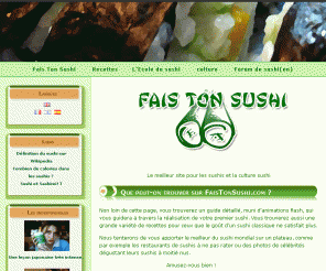 faistonsushi.com: FaisTonSushi.Com - comment faire des sushi?
