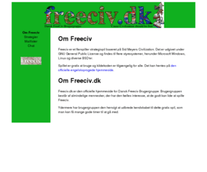 freeciv.dk: Freeciv.dk - Om Freeciv
Dansk Freeciv Brugergruppe 