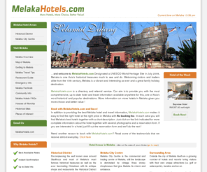 infomelaka.com: Melaka Hotels - All hotels in Melaka
Melaka Hotels .com - all hotels in Melaka. Melaka  hotel & travel guide. Most complete directory of hotels in Melaka - more hotels, more choice, better value !