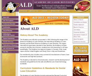 laserdentistry.org: Academy of Laser Dentistry
ald