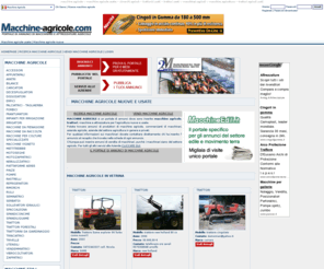 macchine-agricole.org: MACCHINE AGRICOLE NUOVE E USATE | MACCHINE AGRICOLE
Macchine Agricole - macchinari e attrezzature per l' agricoltura, annunci di vendita.