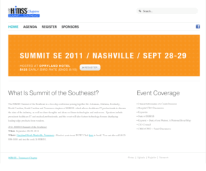 summitofthesoutheast.org: What Is Summit of the Southeast?
2011 Summit of the Southeast, HIMSS Chapters, HIMSS, TNHIMSS